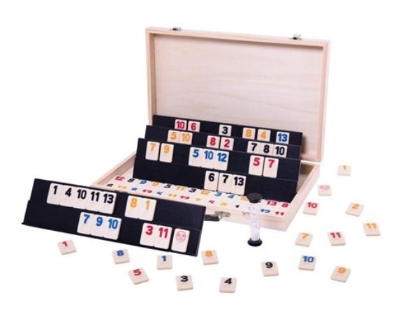 NG Rummy dans une valise 106 pions
